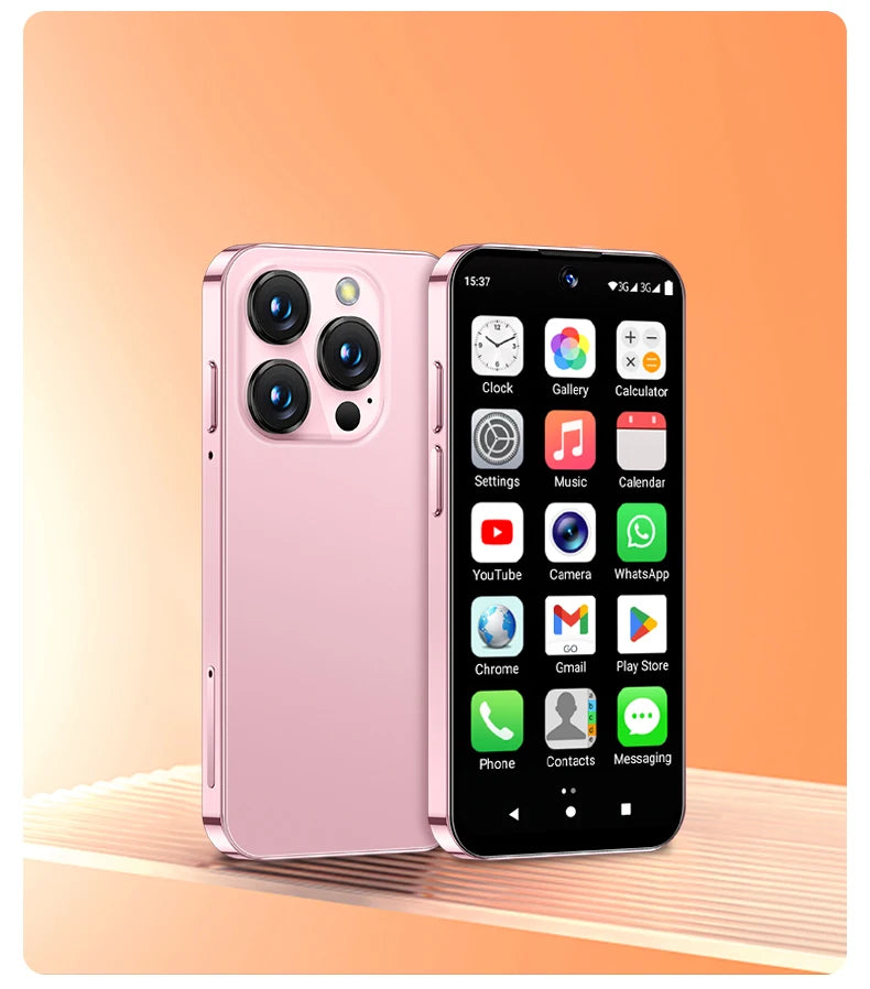 SERVO 19E Mini Android Smartphone 3G WCDMA 2 SIM Standby Play Store 2GB RAM 16GB ROM WiFi GPS 3.88" Small Pocket Cellphone Cheap