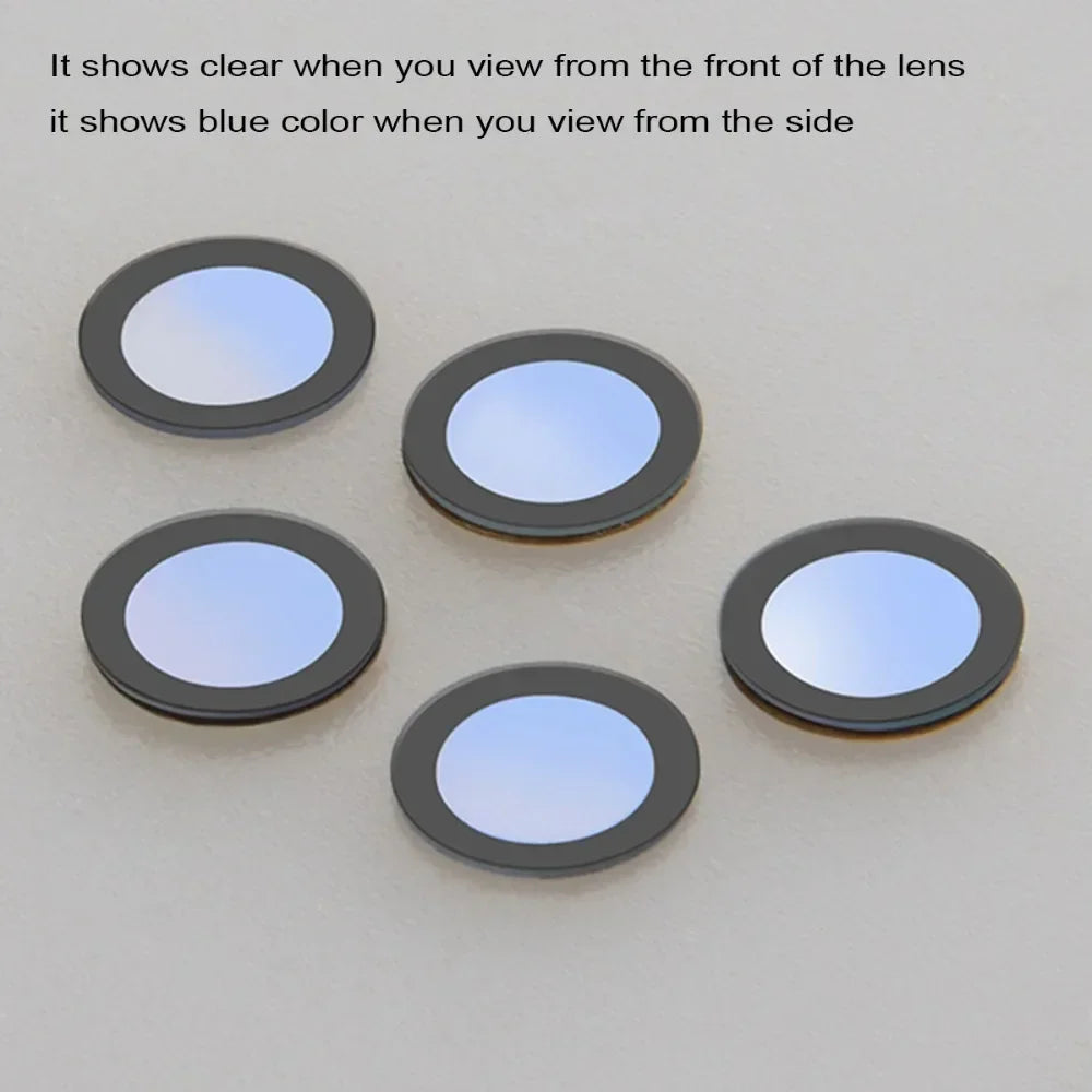 2Sets Sapphire Back Rear Camera Glass Lens with Tape & Repair Tool Kit For iPhone 11 14 15 12 13 Mini Pro Max Replacement part