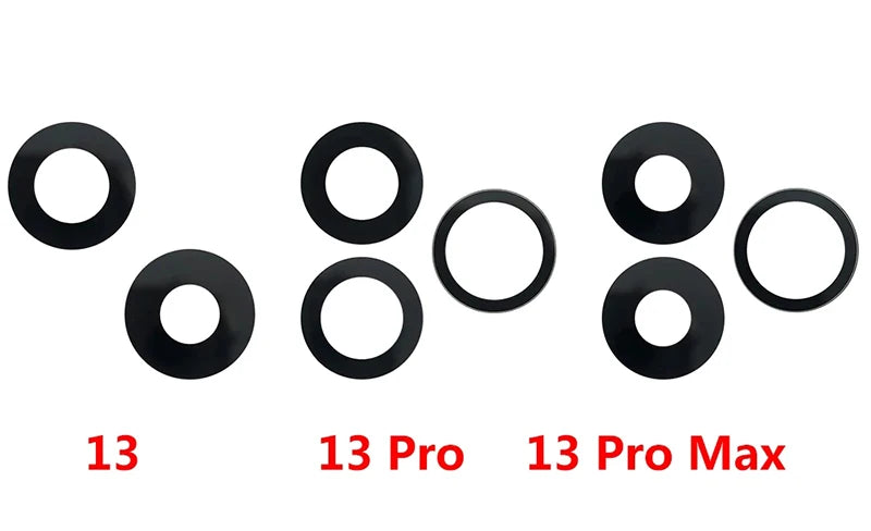 2Sets Sapphire Back Rear Camera Glass Lens with Tape & Repair Tool Kit For iPhone 11 14 15 12 13 Mini Pro Max Replacement part