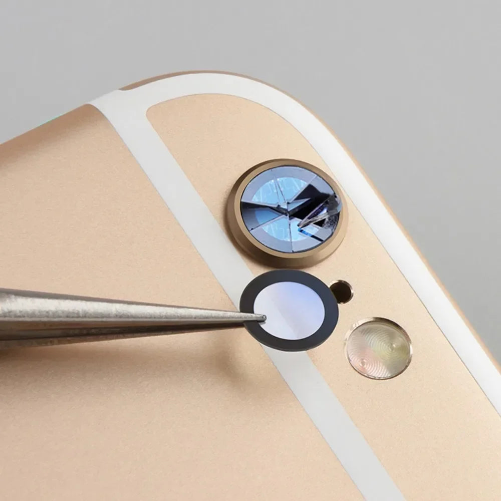 2Sets Sapphire Back Rear Camera Glass Lens with Tape & Repair Tool Kit For iPhone 11 14 15 12 13 Mini Pro Max Replacement part