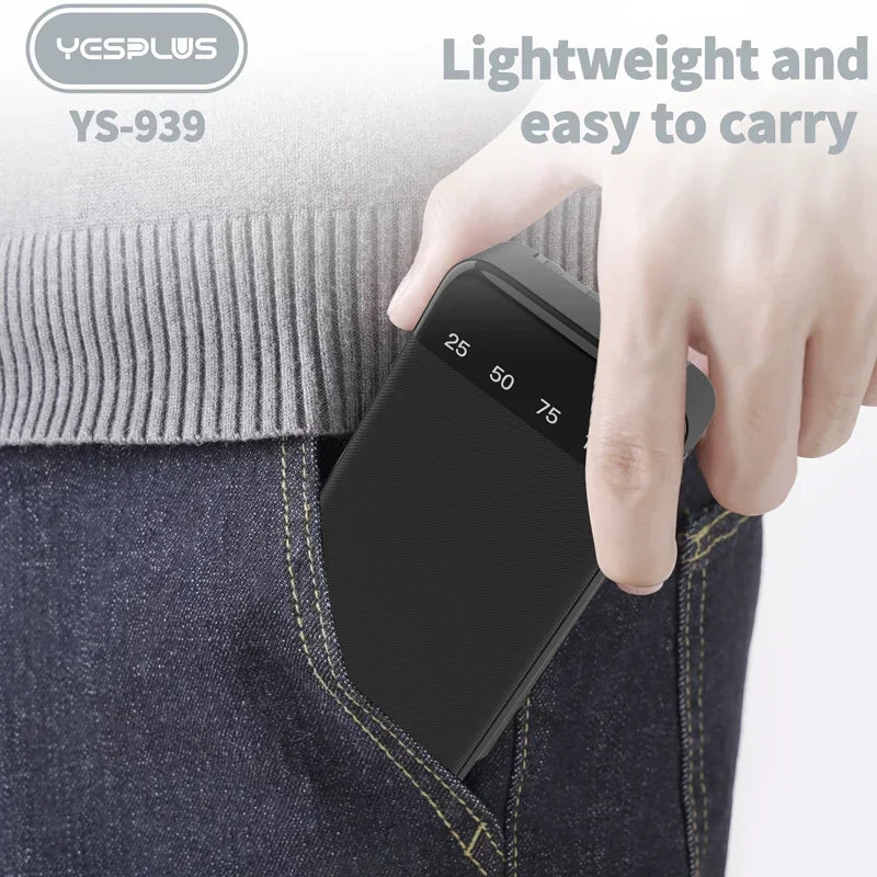 Power Bank 10000/20000mAh Large Capacity Fast Charging External Battery Comes with 4Wire Charger LED Display Portable Power Bank