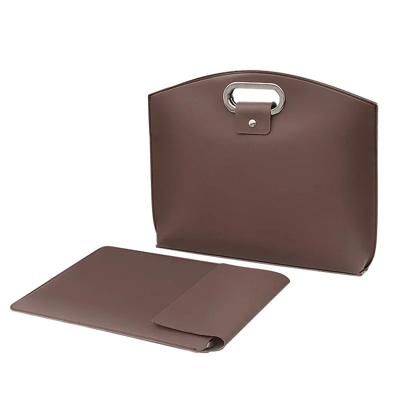 Laptop Bag Men Women Business Portable Computer Case Storage Purses Hand Document Bags Luxury Upscale Tote Waterproof Briefcase