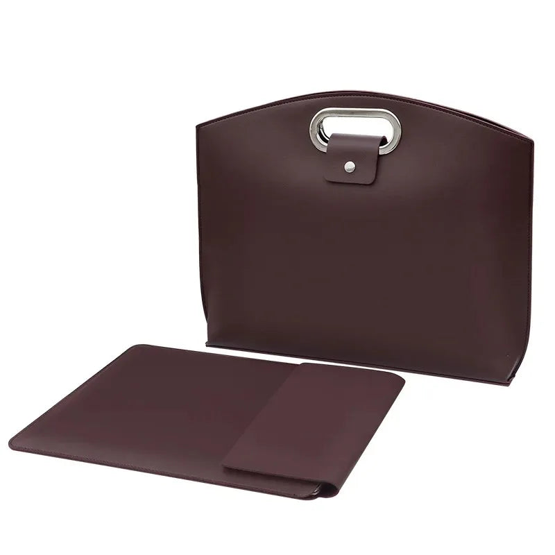 Laptop Bag Men Women Business Portable Computer Case Storage Purses Hand Document Bags Luxury Upscale Tote Waterproof Briefcase