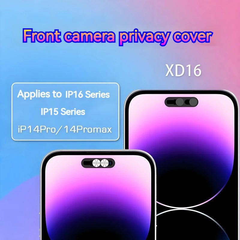 New Anti-Peeping Lens Cover Camera Privacy Protector with Dual - Slide Design Easy Use,Fit for iPhone 14 Pro Max/15/16 Series