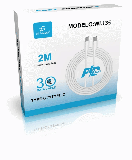 USB C to USB C Cable for Macbook 5A Fast Charging and Data Transfer Type-C to Type-C 2M Length 20W Fast Chargers