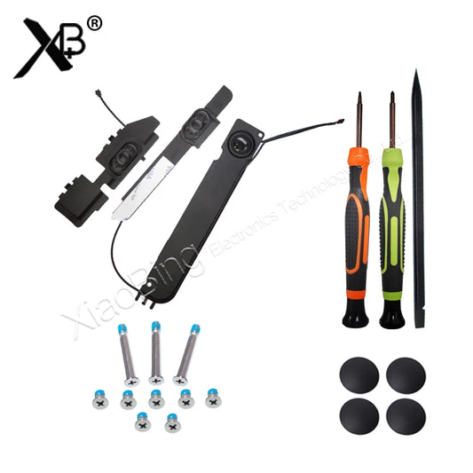 1 pair Speaker +Rubber feet+back cover screw For MacBook Pro 13.3" A1278 2008 2009 2010 Year MB990 MB991 MC374 mc375