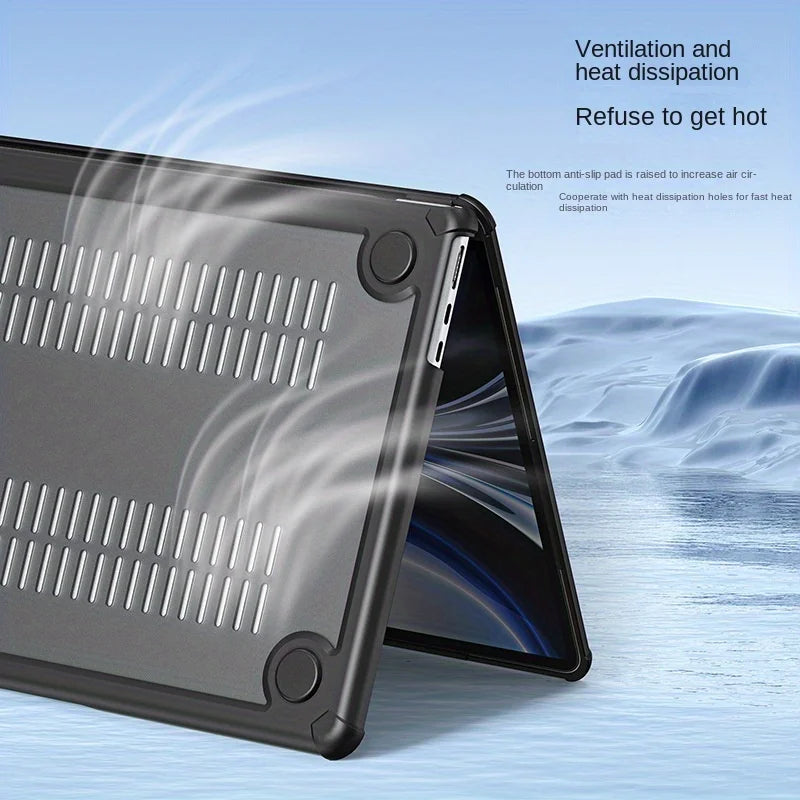Laudtec Tpu Pc Laptop Case for Macbook Air 15.3 Inich (2023/2024)/13.6 Inch 2022 Skin Cover Shockproof Geometric Pattern Pbk296