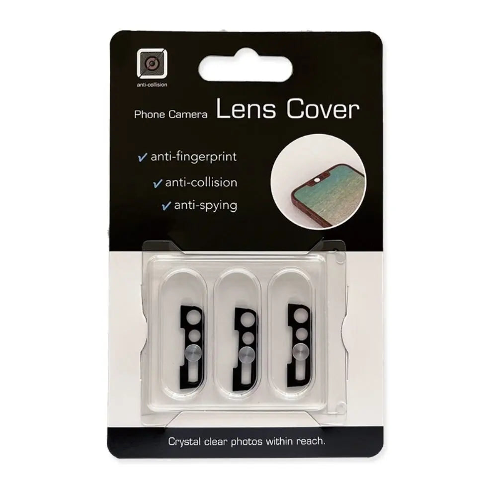 3PCS Phone Lens Metal Antispy Privacy Cap Front Camera Slider Lens Sticker Webcam Cover For iPhone 14 14 ProMax Plus