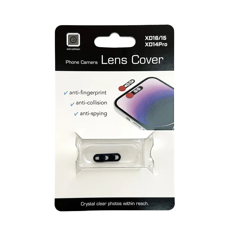 New Anti-Peeping Lens Cover Camera Privacy Protector with Dual - Slide Design Easy Use,Fit for iPhone 14 Pro Max/15/16 Series
