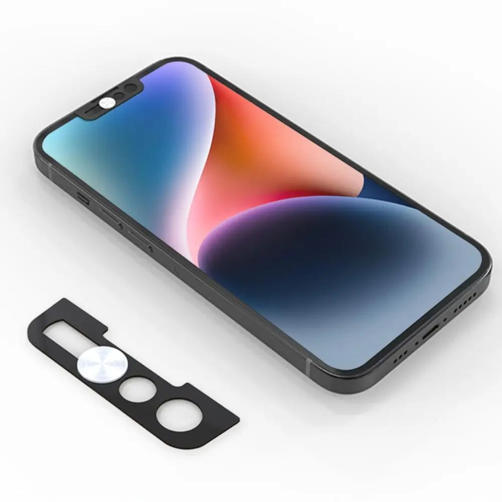 3PCS Phone Lens Metal Antispy Privacy Cap Front Camera Slider Lens Sticker Webcam Cover For iPhone 14 14 ProMax Plus
