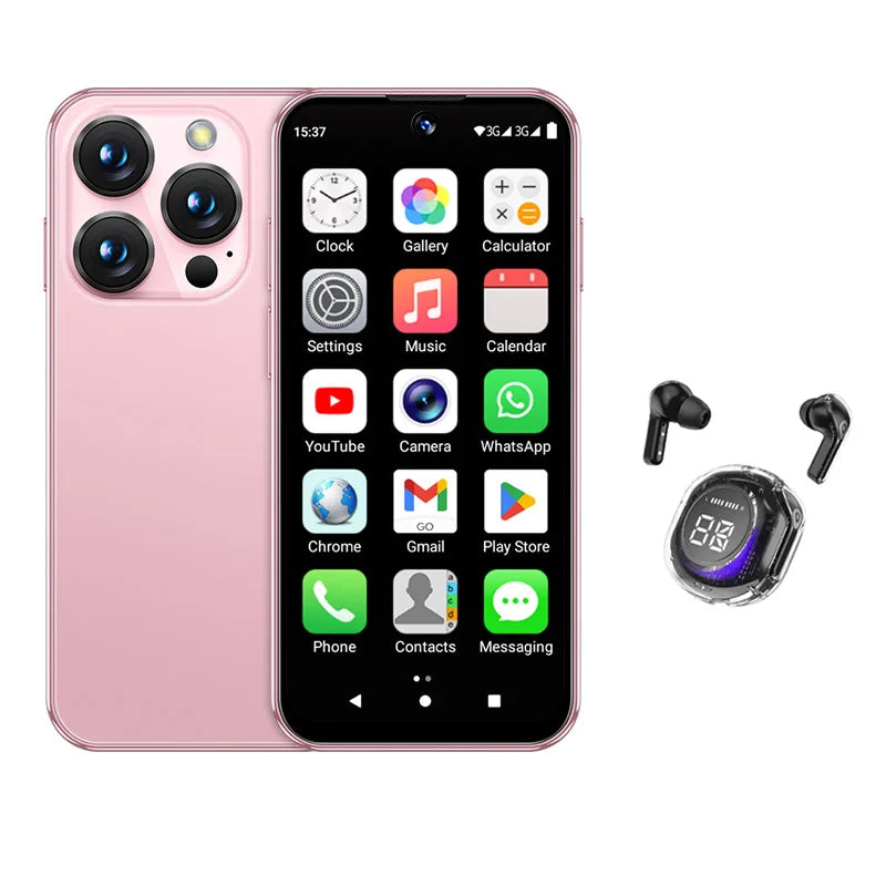 SERVO 19E Mini Android Smartphone 3G WCDMA 2 SIM Standby Play Store 2GB RAM 16GB ROM WiFi GPS 3.88" Small Pocket Cellphone Cheap
