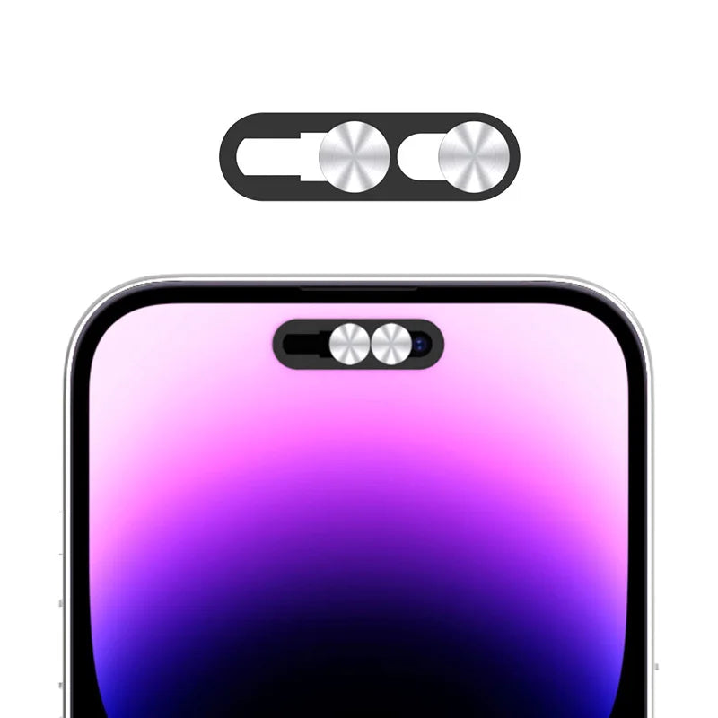 New Anti-Peeping Lens Cover Camera Privacy Protector with Dual - Slide Design Easy Use,Fit for iPhone 14 Pro Max/15/16 Series