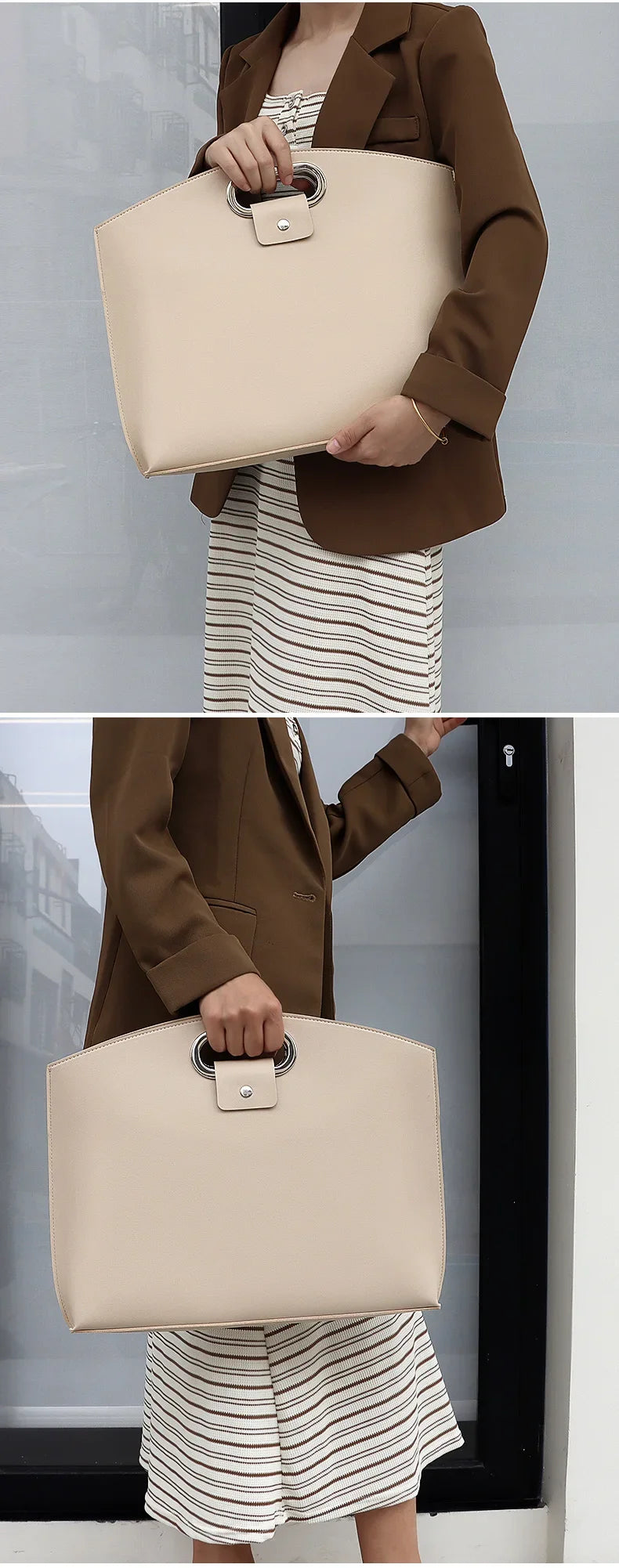 Laptop Bag Men Women Business Portable Computer Case Storage Purses Hand Document Bags Luxury Upscale Tote Waterproof Briefcase