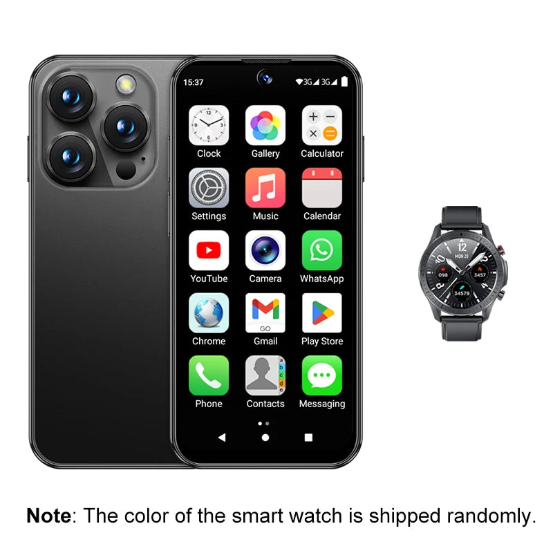 SERVO 19E Mini Android Smartphone 3G WCDMA 2 SIM Standby Play Store 2GB RAM 16GB ROM WiFi GPS 3.88" Small Pocket Cellphone Cheap