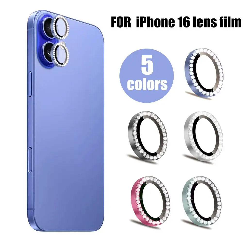 Gitter Camera Protector for iphone 16/16 Plus Protective Tempered Glass Lens Cap for iphone 16 Camera Film