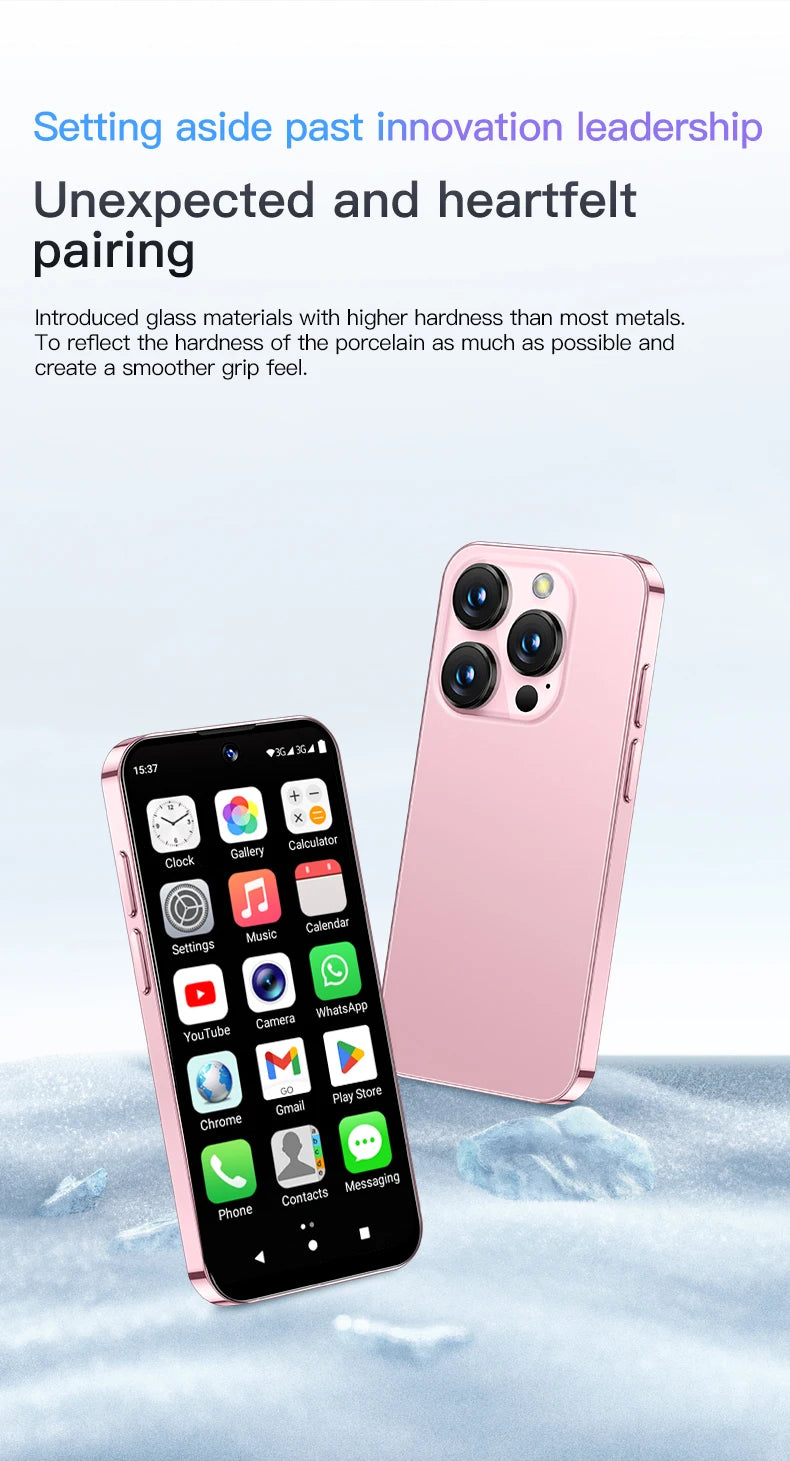 SERVO 19E Mini Android Smartphone 3G WCDMA 2 SIM Standby Play Store 2GB RAM 16GB ROM WiFi GPS 3.88" Small Pocket Cellphone Cheap