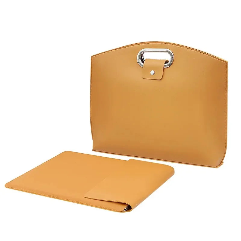 Laptop Bag Men Women Business Portable Computer Case Storage Purses Hand Document Bags Luxury Upscale Tote Waterproof Briefcase