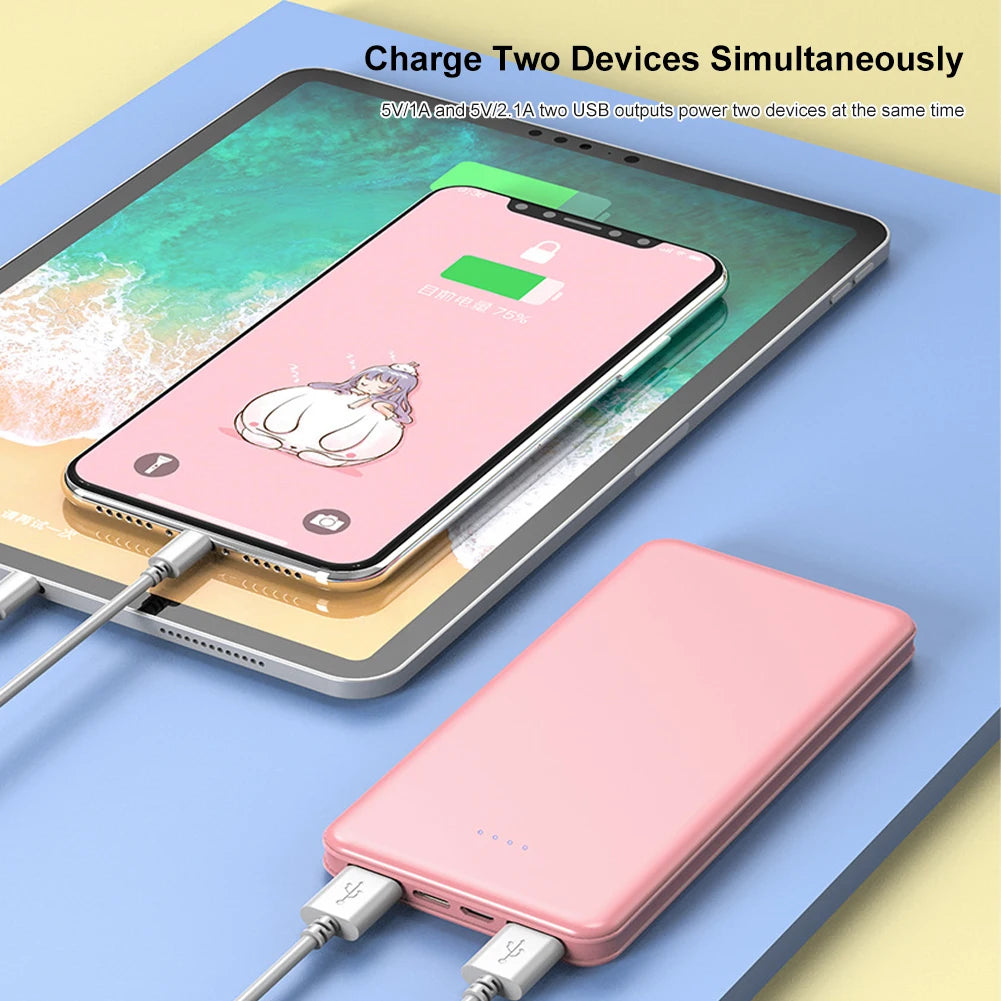 Powerful Power Bank 10000mAh 20000mAh 5V2A Power Bank  External Battery Pack for Heating Vest Jackets Scarves Socks Gloves