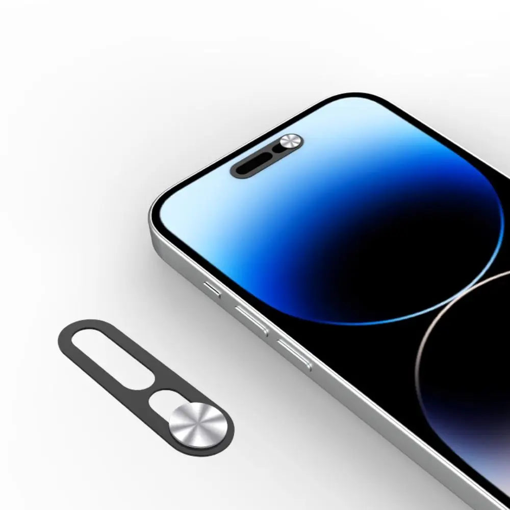 3PCS Phone Lens Metal Antispy Privacy Cap Front Camera Slider Lens Sticker Webcam Cover For iPhone 14 14 ProMax Plus