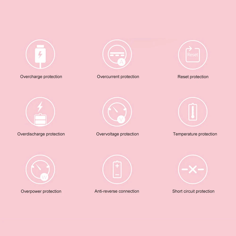 Powerful Power Bank 10000mAh 20000mAh 5V2A Power Bank  External Battery Pack for Heating Vest Jackets Scarves Socks Gloves