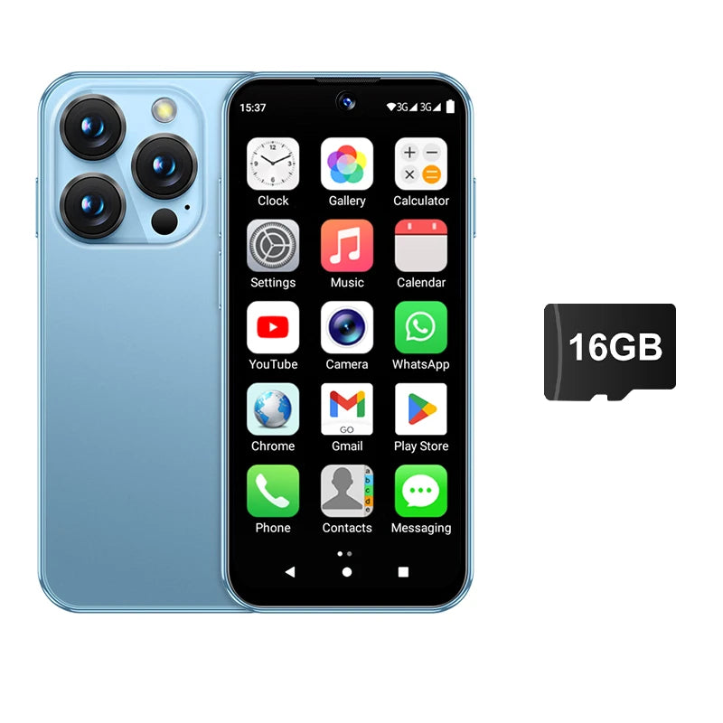 SERVO 19E Mini Android Smartphone 3G WCDMA 2 SIM Standby Play Store 2GB RAM 16GB ROM WiFi GPS 3.88" Small Pocket Cellphone Cheap