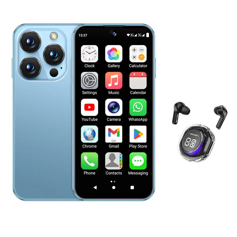 SERVO 19E Mini Android Smartphone 3G WCDMA 2 SIM Standby Play Store 2GB RAM 16GB ROM WiFi GPS 3.88" Small Pocket Cellphone Cheap