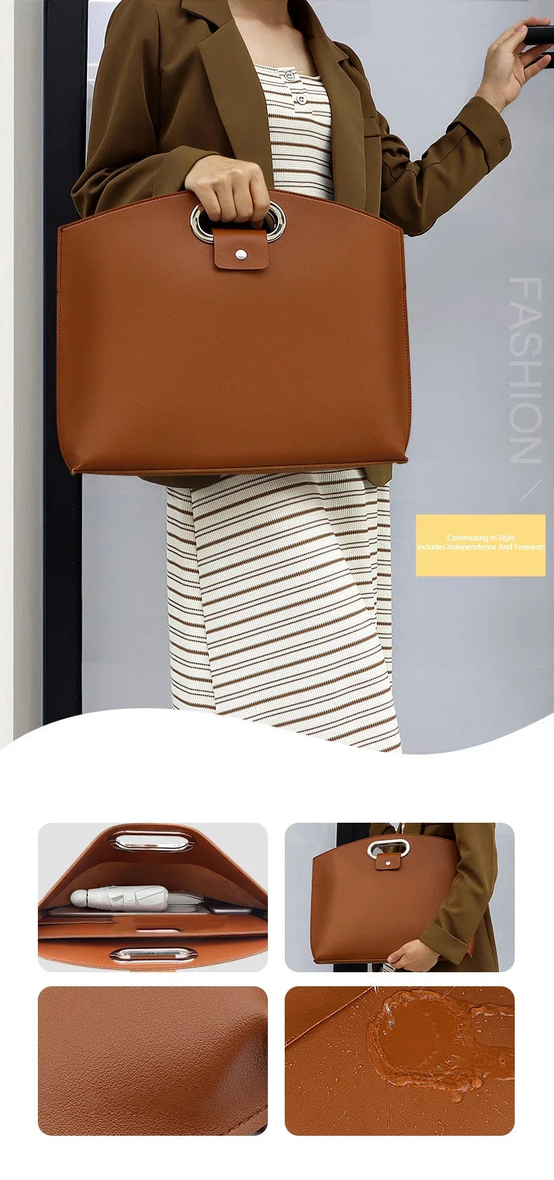 Laptop Bag Men Women Business Portable Computer Case Storage Purses Hand Document Bags Luxury Upscale Tote Waterproof Briefcase