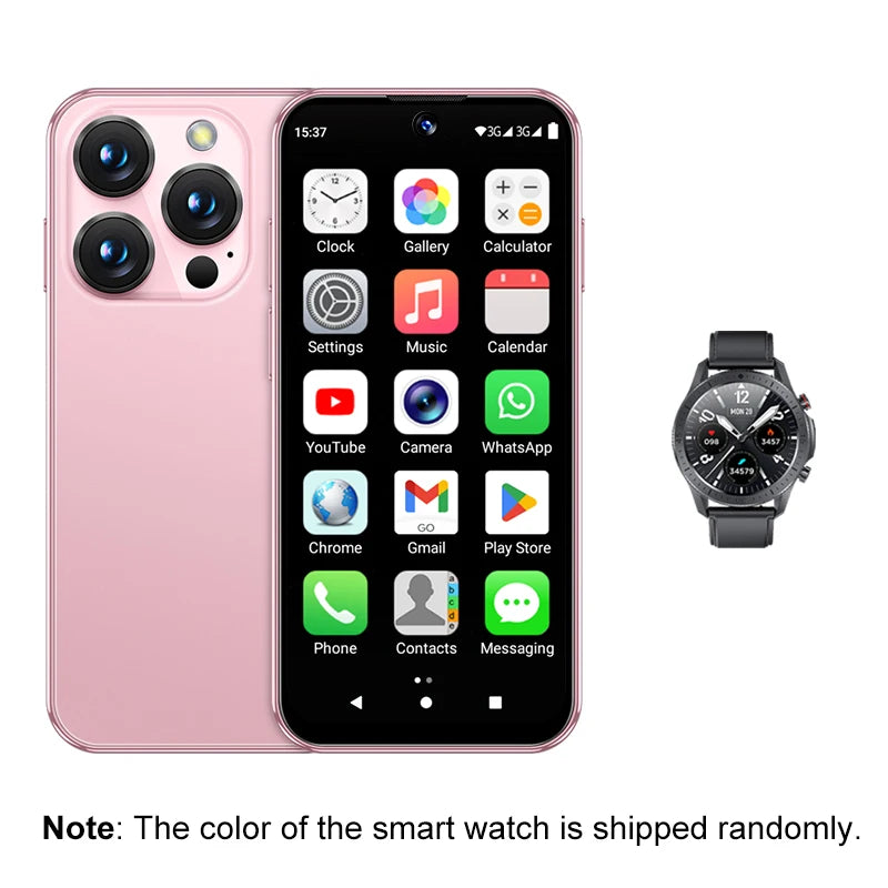 SERVO 19E Mini Android Smartphone 3G WCDMA 2 SIM Standby Play Store 2GB RAM 16GB ROM WiFi GPS 3.88" Small Pocket Cellphone Cheap