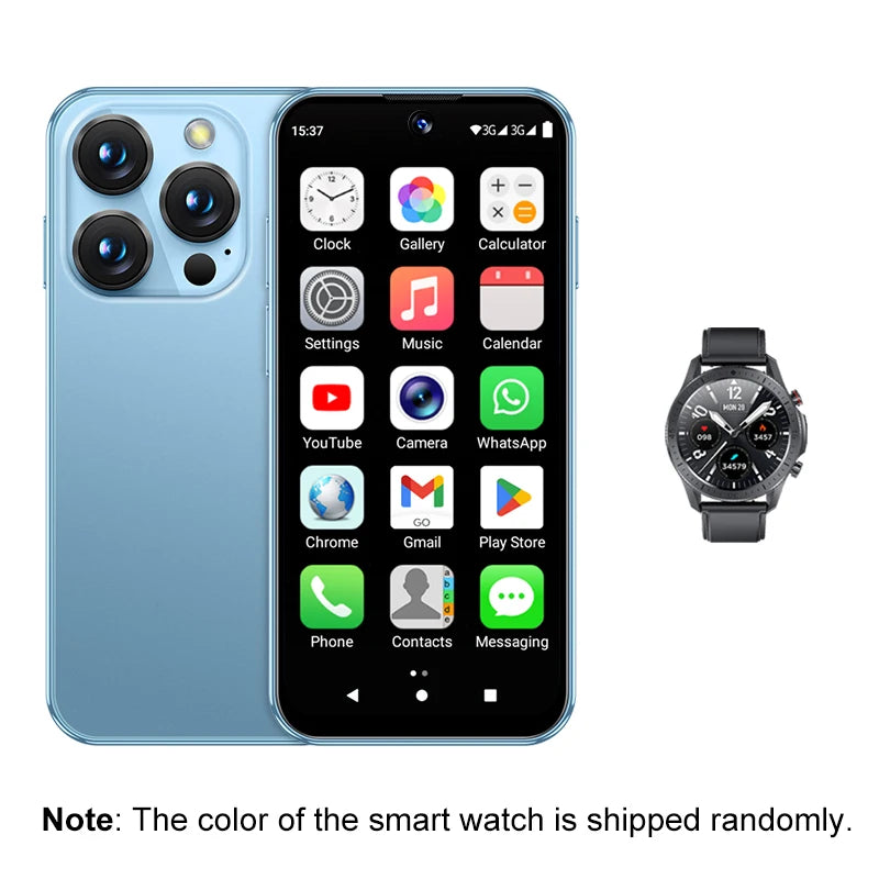SERVO 19E Mini Android Smartphone 3G WCDMA 2 SIM Standby Play Store 2GB RAM 16GB ROM WiFi GPS 3.88" Small Pocket Cellphone Cheap
